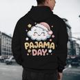 Pajama Day School Spirit Week Fun Cloud Teacher Men's Hoodie Back Print, novelty gifts, funny gifts