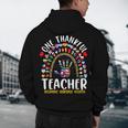 Hispanic Heritage Month One Thankful Teacher Rainbow Men's Hoodie Back Print, novelty gifts, funny gifts Hispanic Heritage Month One Thankful Teacher Rainbow Men's Hoodie Back Print, novelty gifts, funny gifts