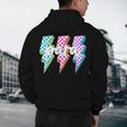 Para Squad Paraprofessional Teacher Lightning Bolt Men's Hoodie Back Print, novelty gifts, funny gifts