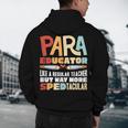 Paraeducator Paraprofessional SPED Teacher Men's Hoodie Back Print, novelty gifts, funny gifts Paraeducator Paraprofessional SPED Teacher Men's Hoodie Back Print, novelty gifts, funny gifts