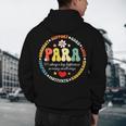 Paras Make It Possible Paraprofessional Teacher Assistant Men's Hoodie Back Print, novelty gifts, funny gifts Paras Make It Possible Paraprofessional Teacher Assistant Men's Hoodie Back Print, novelty gifts, funny gifts