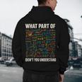 What Part Of Don't You Understand Math Teacher Men's Hoodie Back Print, novelty gifts, funny gifts What Part Of Don't You Understand Math Teacher Men's Hoodie Back Print, novelty gifts, funny gifts