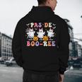 Pas De Boo-Ree Teachers Halloween Costume Ballet Dancers Men's Hoodie Back Print, novelty gifts, funny gifts