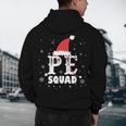 PE Squad Christmas PE Teacher Matching Xmas Men's Hoodie Back Print, novelty gifts, funny gifts