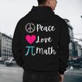Peace Love Math Maths Teacher Pi Symbol Men Women Men's Hoodie Back Print, novelty gifts, funny gifts Peace Love Math Maths Teacher Pi Symbol Men Women Men's Hoodie Back Print, novelty gifts, funny gifts
