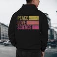 Peace Love Science Lovers Math Chemistry Teacher Men's Hoodie Back Print, novelty gifts, funny gifts Peace Love Science Lovers Math Chemistry Teacher Men's Hoodie Back Print, novelty gifts, funny gifts