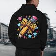 Pencil Leopard Coquette Bow Teacher Life Back To School Men's Hoodie Back Print, novelty gifts, funny gifts Pencil Leopard Coquette Bow Teacher Life Back To School Men's Hoodie Back Print, novelty gifts, funny gifts