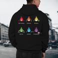 Periodic Elements Chemistry Lovers Science Teacher Men's Hoodie Back Print, novelty gifts, funny gifts
