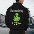 Pi Day Puns Pithon Math Teacher Jokes Women Men Kids Men's Hoodie Back Print, novelty gifts, funny gifts