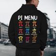 Pi Menu 314 Pi Symbol Math Teacher Happy Pi Day Men's Hoodie Back Print, novelty gifts, funny gifts