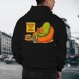 Pickle Reading Books Bookworm Teacher Librarian Kids Retro Men's Hoodie Back Print, novelty gifts, funny gifts Pickle Reading Books Bookworm Teacher Librarian Kids Retro Men's Hoodie Back Print, novelty gifts, funny gifts