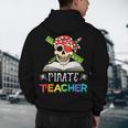 Pirate Teacher Halloween Skull Adult Men's Hoodie Back Print, novelty gifts, funny gifts Pirate Teacher Halloween Skull Adult Men's Hoodie Back Print, novelty gifts, funny gifts