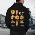 Pizza Slice Fraction Math Teacher Back To School Educational Men's Hoodie Back Print, novelty gifts, funny gifts