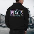 Play Is Learning Kindergarten Teacher Team Women Men's Hoodie Back Print, novelty gifts, funny gifts Play Is Learning Kindergarten Teacher Team Women Men's Hoodie Back Print, novelty gifts, funny gifts