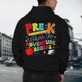 Pre-k Where The Adventure Begins First Day Of Prek Teacher Men's Hoodie Back Print, novelty gifts, funny gifts Pre-k Where The Adventure Begins First Day Of Prek Teacher Men's Hoodie Back Print, novelty gifts, funny gifts