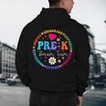 Pre K Dream Team Back To School Boys First Day Teacher Men's Hoodie Back Print, novelty gifts, funny gifts