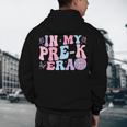 In My Pre K Era Groovy Back To School First Day Teacher Kids Men's Hoodie Back Print, novelty gifts, funny gifts