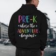 Pre-K Teacher Adventure Begins First Day Preschool Teachers Men's Hoodie Back Print, novelty gifts, funny gifts Pre-K Teacher Adventure Begins First Day Preschool Teachers Men's Hoodie Back Print, novelty gifts, funny gifts