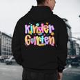 Preppy Kindergarten First Day Of School Teachers Girls Boys Men's Hoodie Back Print, novelty gifts, funny gifts