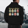 Preschool Is My Jam Retro Preschool Teacher Back To School Men's Hoodie Back Print, novelty gifts, funny gifts