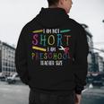 Preschool Teacher Short Pre-K Teacher Men's Hoodie Back Print, novelty gifts, funny gifts Preschool Teacher Short Pre-K Teacher Men's Hoodie Back Print, novelty gifts, funny gifts