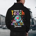 Proud To Teach Multilingual Learner ESL English Teacher Men's Hoodie Back Print, novelty gifts, funny gifts Proud To Teach Multilingual Learner ESL English Teacher Men's Hoodie Back Print, novelty gifts, funny gifts