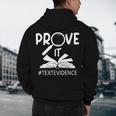 Prove It Text Evidences Reading Teacher First Day Of School Men's Hoodie Back Print, novelty gifts, funny gifts Prove It Text Evidences Reading Teacher First Day Of School Men's Hoodie Back Print, novelty gifts, funny gifts