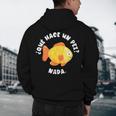 Que Hace Un Pez Nada Spanish Teacher Bilingual Teacher Dual Men's Hoodie Back Print, novelty gifts, funny gifts Que Hace Un Pez Nada Spanish Teacher Bilingual Teacher Dual Men's Hoodie Back Print, novelty gifts, funny gifts