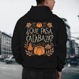 Que Pasa Calabaza Shirt Spanish Teacher Men's Hoodie Back Print, novelty gifts, funny gifts