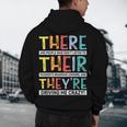 There Their They’Re Grammar Joke For English Teacher Student Men's Hoodie Back Print, novelty gifts, funny gifts There Their They’Re Grammar Joke For English Teacher Student Men's Hoodie Back Print, novelty gifts, funny gifts