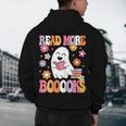 Read More Books Groovy Halloween Teacher Women Men's Hoodie Back Print, novelty gifts, funny gifts