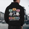Reading Beats Everything Teacher Rock Paper Scissors Men's Hoodie Back Print, novelty gifts, funny gifts Reading Beats Everything Teacher Rock Paper Scissors Men's Hoodie Back Print, novelty gifts, funny gifts