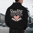 Reading Intervention Teacher Men's Hoodie Back Print, novelty gifts, funny gifts Reading Intervention Teacher Men's Hoodie Back Print, novelty gifts, funny gifts