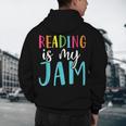 Reading Is My Jam Back To School Teacher Men's Hoodie Back Print, novelty gifts, funny gifts Reading Is My Jam Back To School Teacher Men's Hoodie Back Print, novelty gifts, funny gifts