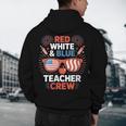 Red & Blue Teacher Crew Shirt 4th Of July Sunglasses Men's Hoodie Back Print, novelty gifts, funny gifts Red & Blue Teacher Crew Shirt 4th Of July Sunglasses Men's Hoodie Back Print, novelty gifts, funny gifts