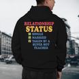 Relationship Status Single Married Hot Teacher Men's Hoodie Back Print, novelty gifts, funny gifts