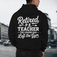 Retired PE Teacher Legend Left The Gym Physical Education Men's Hoodie Back Print, novelty gifts, funny gifts Retired PE Teacher Legend Left The Gym Physical Education Men's Hoodie Back Print, novelty gifts, funny gifts