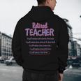 Retiring Teacher Tshirt For Retired Teachers For Men Women Men's Hoodie Back Print, novelty gifts, funny gifts Retiring Teacher Tshirt For Retired Teachers For Men Women Men's Hoodie Back Print, novelty gifts, funny gifts