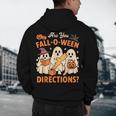 Retro Are You Fall O Ween Directions Ghost Teacher Spooky Men's Hoodie Back Print, novelty gifts, funny gifts