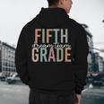 Retro Fifth Grade Dream Team Groovy Teacher Back To School Men Women Girls Kids Men's Hoodie Back Print, novelty gifts, funny gifts