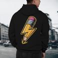 Retro Pencil Pencil Back To School Teacher Student Men's Hoodie Back Print, novelty gifts, funny gifts