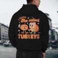 Retro I Teach The Cutest Turkey Thanksgiving Pumpkin Teacher Men's Hoodie Back Print, novelty gifts, funny gifts Retro I Teach The Cutest Turkey Thanksgiving Pumpkin Teacher Men's Hoodie Back Print, novelty gifts, funny gifts