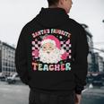 Santa Favorite Teacher Shirt Teacher Christmas Men's Hoodie Back Print, novelty gifts, funny gifts Santa Favorite Teacher Shirt Teacher Christmas Men's Hoodie Back Print, novelty gifts, funny gifts