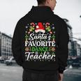 Santa's Favorite Dance Teacher Shirt Christmas Pajama Men's Hoodie Back Print, novelty gifts, funny gifts Santa's Favorite Dance Teacher Shirt Christmas Pajama Men's Hoodie Back Print, novelty gifts, funny gifts