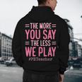 The More You Say The Less We Play PE Teacher Men's Hoodie Back Print, novelty gifts, funny gifts The More You Say The Less We Play PE Teacher Men's Hoodie Back Print, novelty gifts, funny gifts