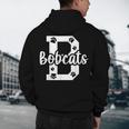 School Spirit Mascot Bobcats Back To School Teacher Student Men's Hoodie Back Print, novelty gifts, funny gifts School Spirit Mascot Bobcats Back To School Teacher Student Men's Hoodie Back Print, novelty gifts, funny gifts