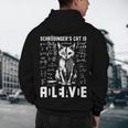 Schrodinger's Cat Dead And Alive Physics Teacher Men's Hoodie Back Print, novelty gifts, funny gifts