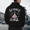 Science Girl Chemistry Biology Student Teacher Men's Hoodie Back Print, novelty gifts, funny gifts