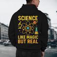 Science Like Magic But Real Nerdy Teacher Men's Hoodie Back Print, novelty gifts, funny gifts