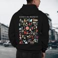 Science Teacher Alphabet Science Is All Around Us Teacher Men's Hoodie Back Print, novelty gifts, funny gifts